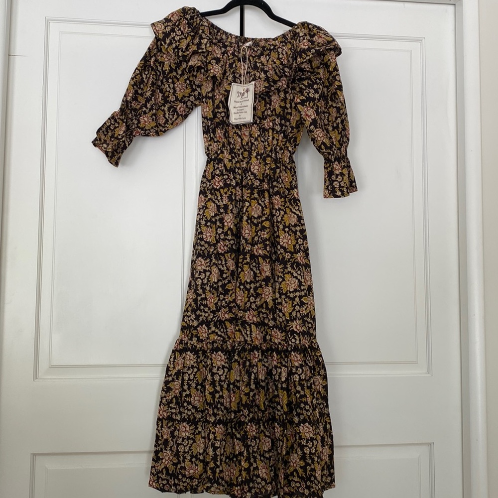 Mille Stevie Dress in Rose Floral Size XXS